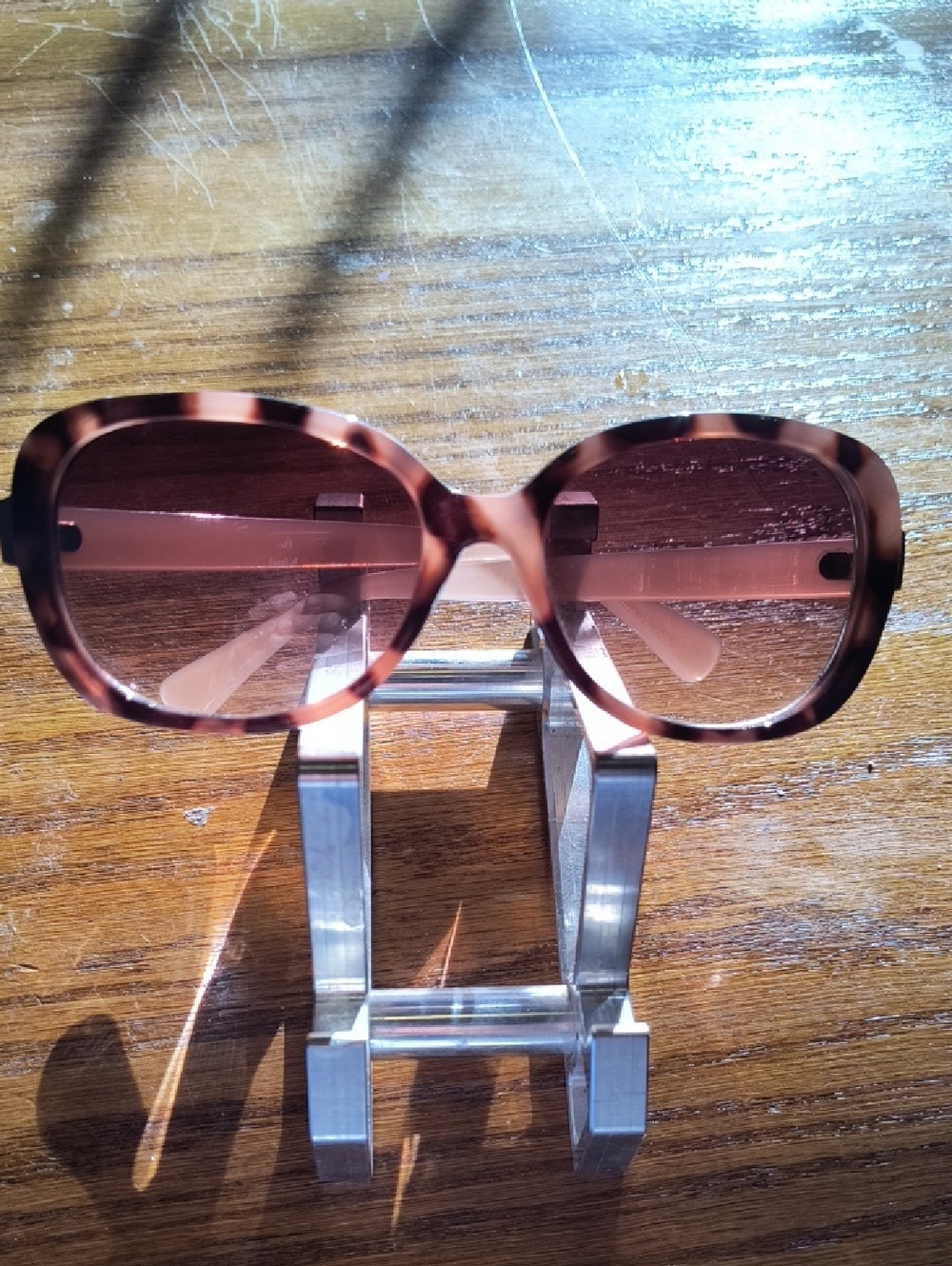 Unbranded Vintage-Inspired Pink Tortoiseshell Women’s Sunglasses